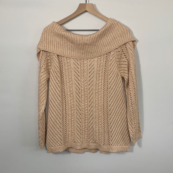 White House Black Market Sweaters - White House Black Market cable knit sweater